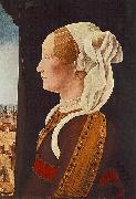 Ercole Roberti Portrait of Ginevra Bentivoglio oil painting reproduction